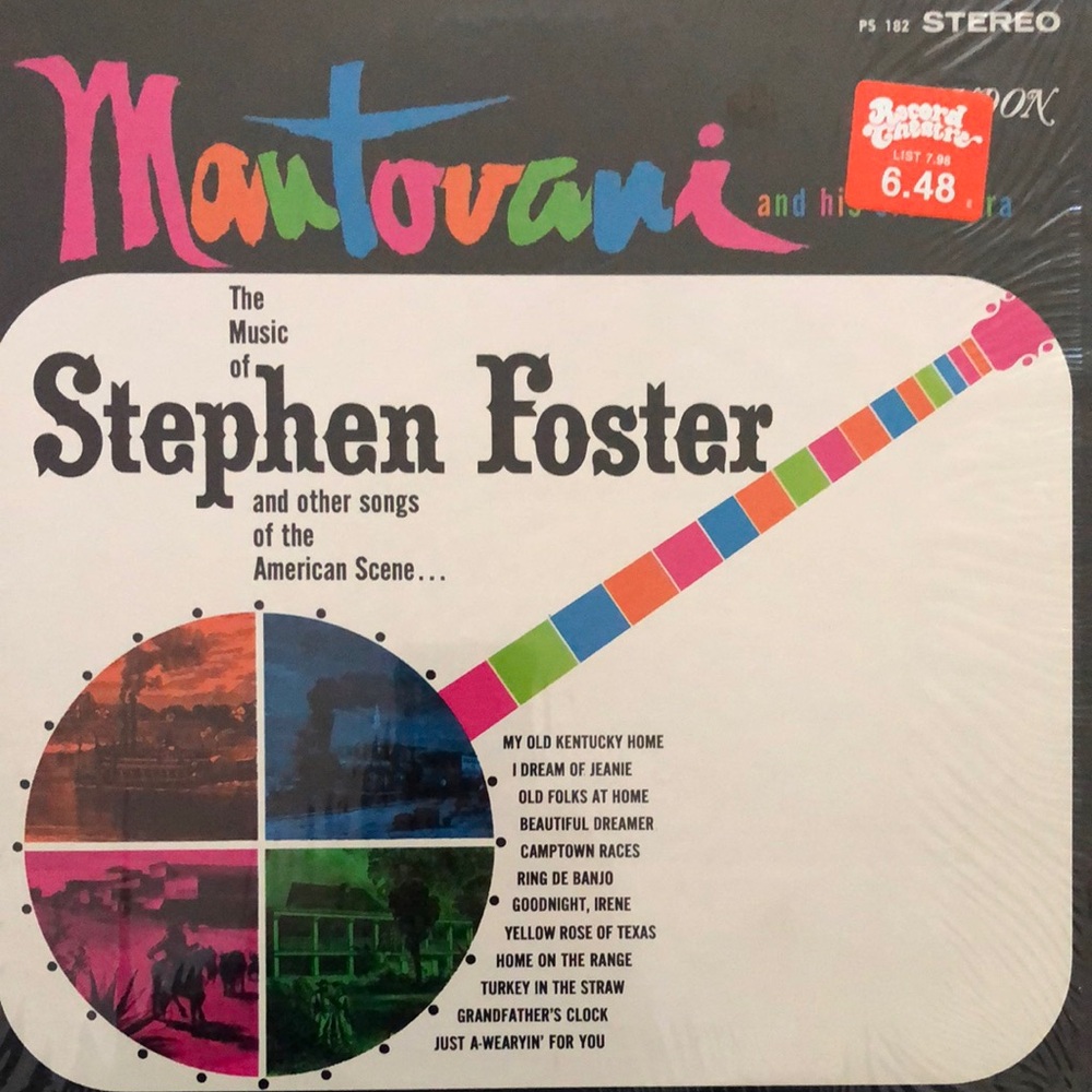Mantovani And His Orchestra Vinyl Lp The Music of Stephen Foster